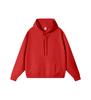Solid Color Hooded Pullover Sweatshirt Spring Fall Style Unisex Fashion Workwear Hoodie Youth Trend Streetwear