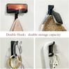 Stainless Sticky Steel Hook Household Kitchen Bathroom Hanging Towel Clothes