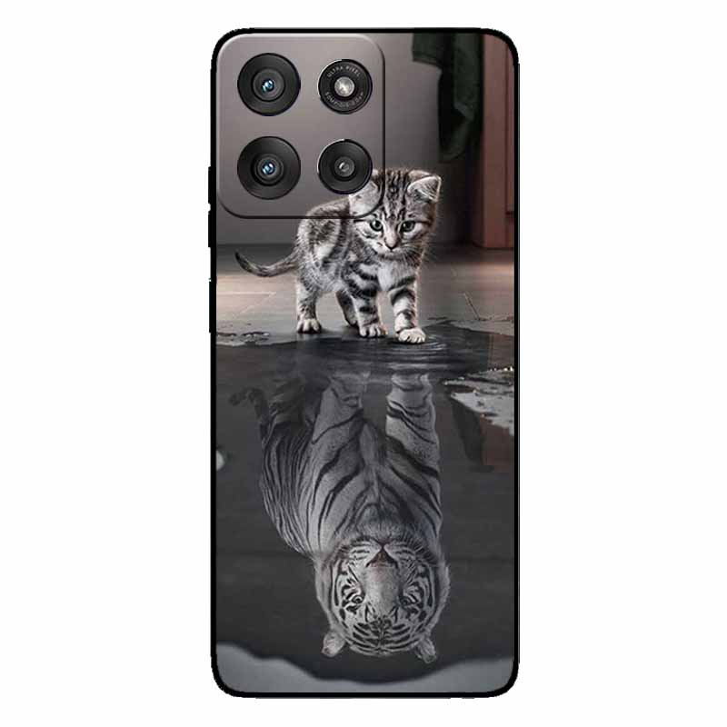 For Motorola Moto G56 G86 Case Fashion Protective Silicone Back Cover For Moto G86 5G TPU Back Phone Capa MotoG56 5G Wolf Funda