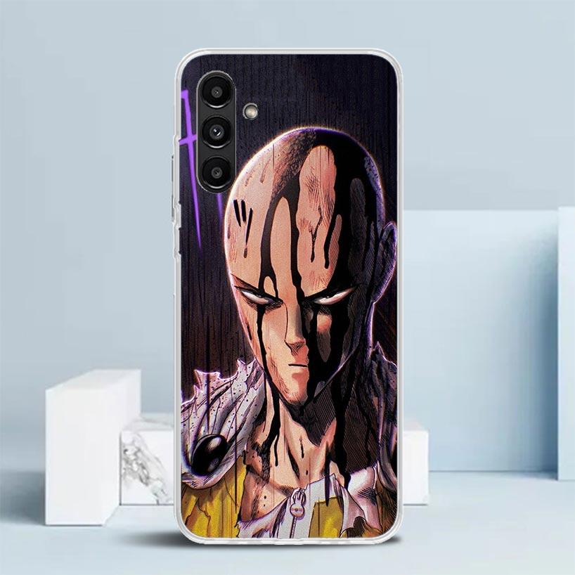 One P-Punch-Man Saitama King Phone Case For Samsung Galaxy A17 A37 A57 A16 A15 A14 A13 A56 A55 A54 A53 A36 A35 A34 A33 A26 A25 A