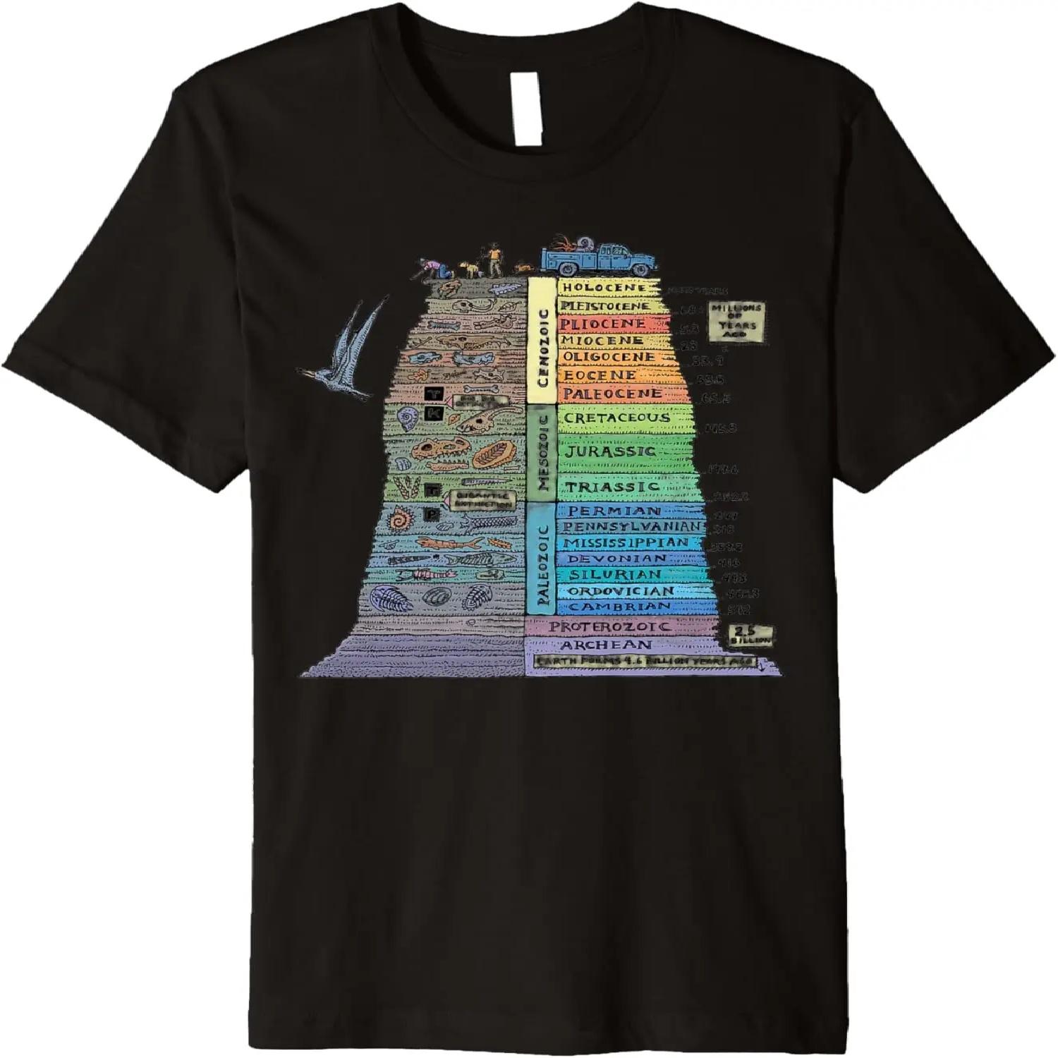Геология Форма Земли Геолог Коллекционер Камней Минерал Жеода Премиум Футболка S