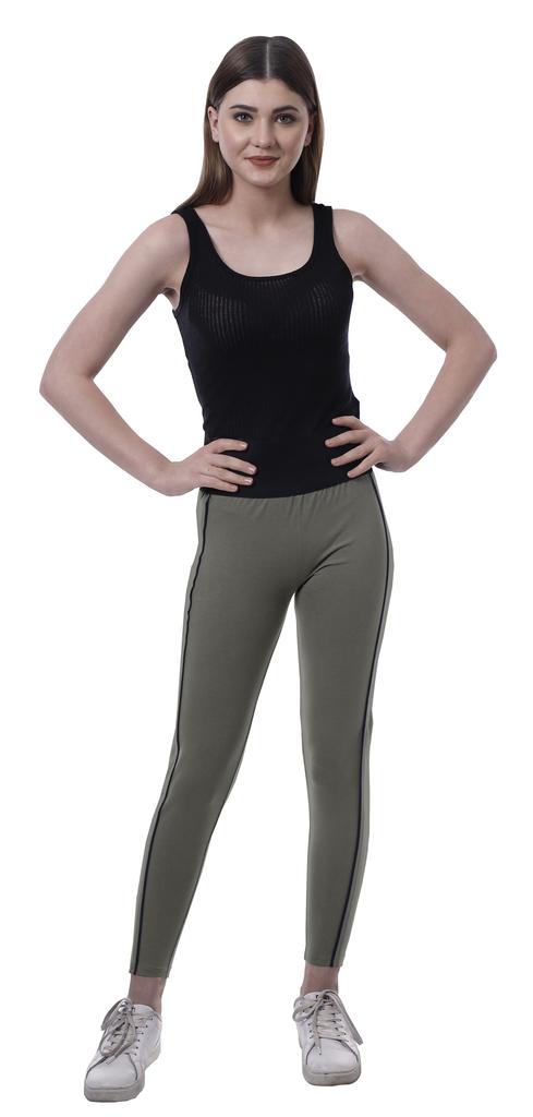 Moomaya High Waist Leggings For Womens Pull On Soft Yoga Pants-3W