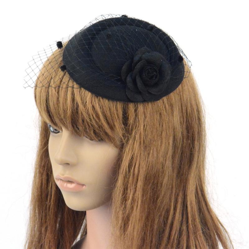 Unique Tulle Hat For Elegant Dressing Wedding Fascinator Party Headpieces Top Hat Headwear For Fashion Individuals