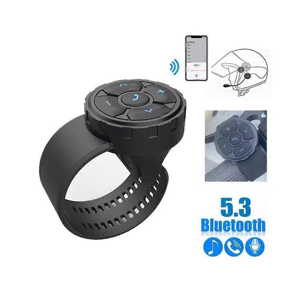 Car Steering Wheel Bluetooth 5.3 Wireless Remote Controls for Motorcycle Bike Handlebar Phone MP3 Music Player Bluetooth Media Controller Button