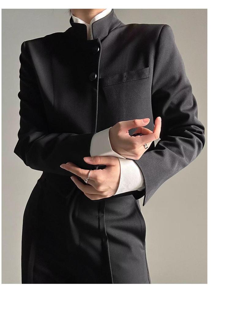 Chaqueta Casual Versátil de Corte Ajustado para Hombre Estilo Coreano