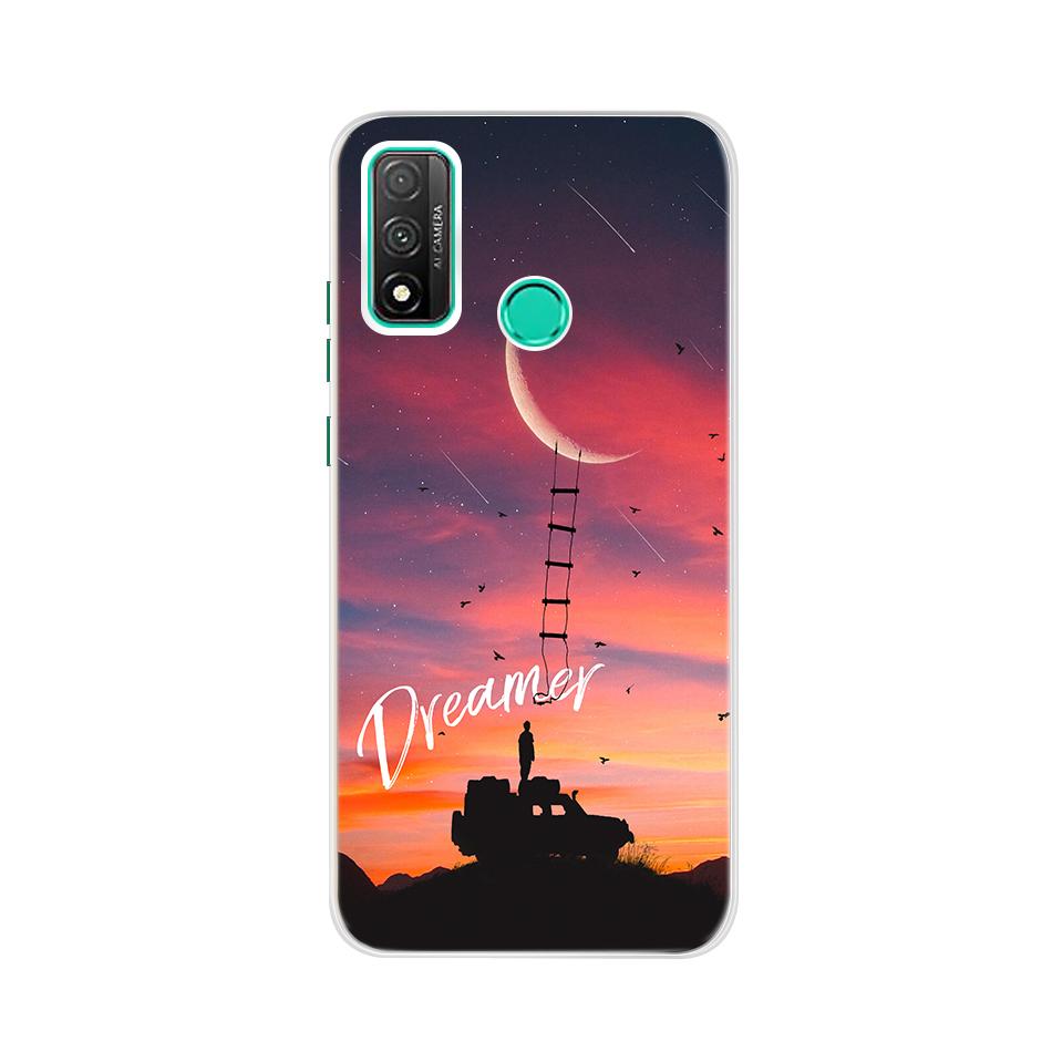 Phone Case For Huawei P smart 2020 Case TPU Silicon Soft Painted Coque Huawei Psmart 2020 POT-LX1A 6.21" Cover Bumper Cases capa
