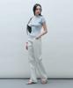 MONGDOL Wholegarment Half-Neck Pleated Knit Top Sky Blue Mdkt107Skyblue