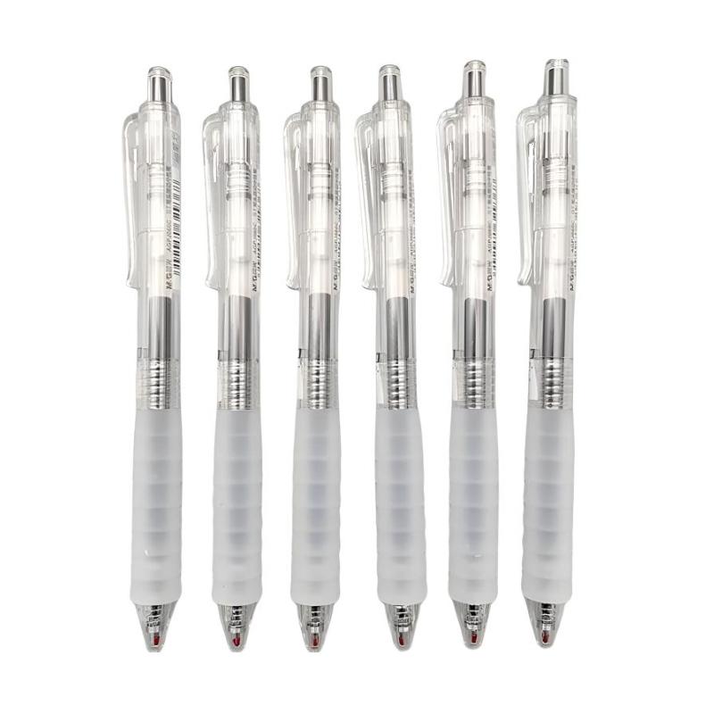 M&G Gelstift, Ultrafein 0,2 mm/0,38 mm, Schwarzer Finanzstift, Nachfüllbar, Ideal für Schüler und Bürogebrauch