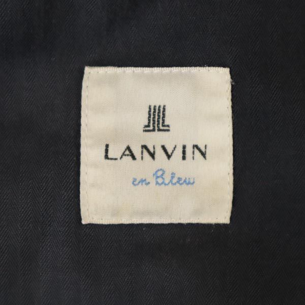 LANVIN en Bleu Made in Japan wool Slacks pants dark blue Men's Used