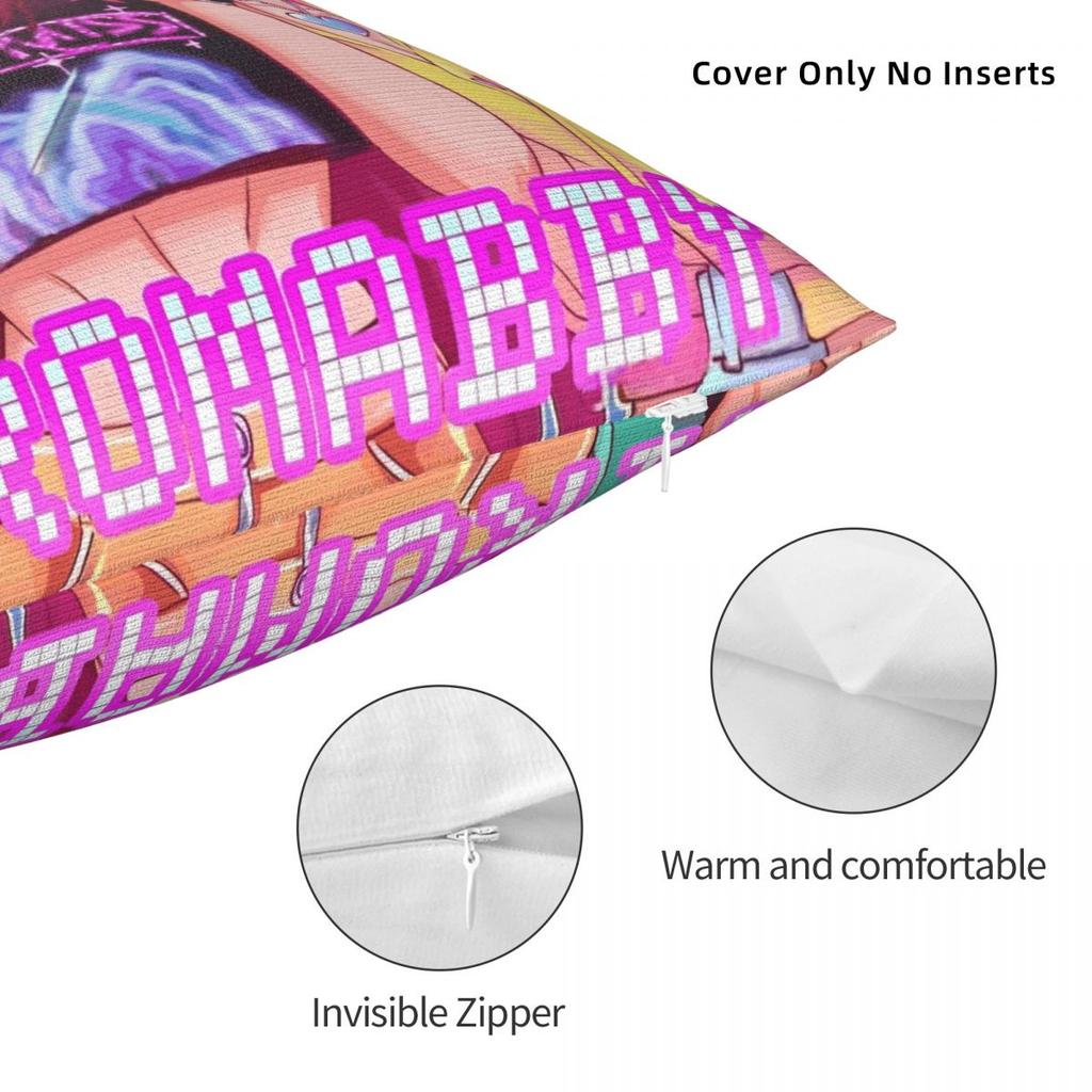 Kpop Demon Hunters Huntrix Printed Pillowcases Cushion Cover Throw Pillow Cover Y2K Home Decor Square Multi-Size
