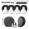 Waterproof, UV Resistant, Rust Proof, Elastic Band Sunscreen Rainproof Mud Protection 1 Universal Spare Tire Cover for Car Tires