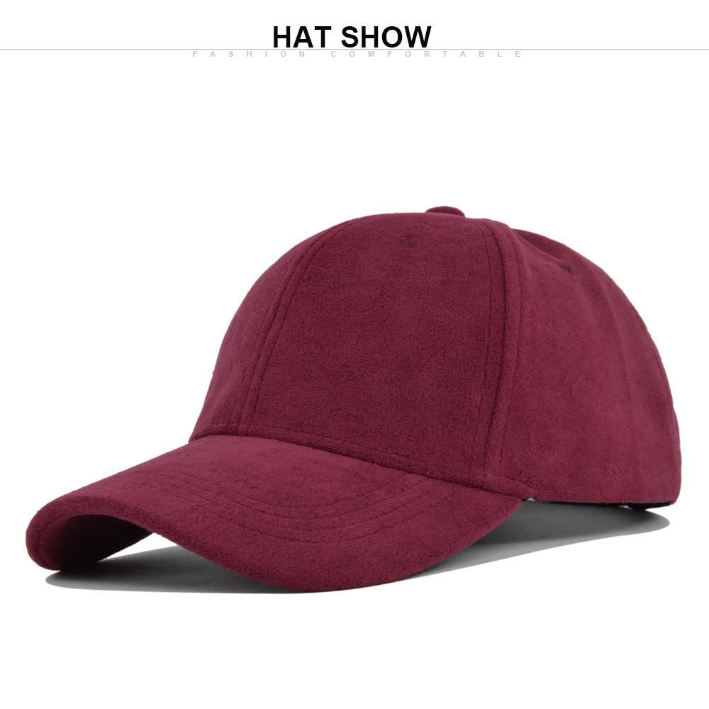 Soft Top Baseball Cap Solid Color Suede Plush Duck Tongue Cap Outdoor Sports Cap Sunshade Panel Cap Cl745-1 Black