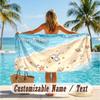 Custom Text Beach Towel, Soft Absorbent Swimming Multi-use TowelSnoopy Peanuts