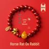 2026 Year of the Horse Women's Bracelet: Cinnabar Beads for Wealth & Fortune - New Year Gift
