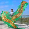 אביזרים ריקודי דרקון בסגנון סיני זנב דרקון ארוך במיוחד 6/8 מטר פסטיבל ראש השנה הסיני הופעה בכיכר אביזר תרגול מצחיק