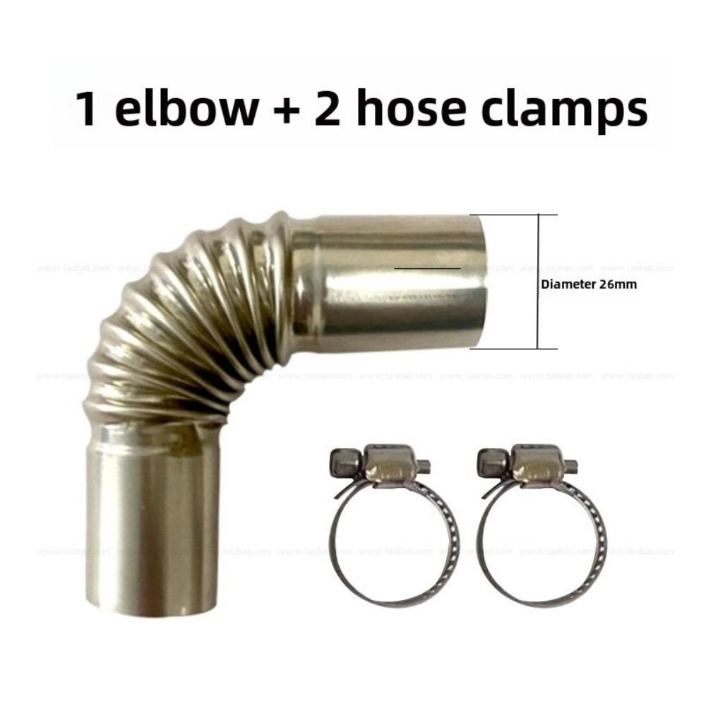 Stainless Steel Air Diesel Parking Heater Aluminum Foil Sleeve Clamps Heater Exhaust Pipe Hose Hose Clamp Air Heater