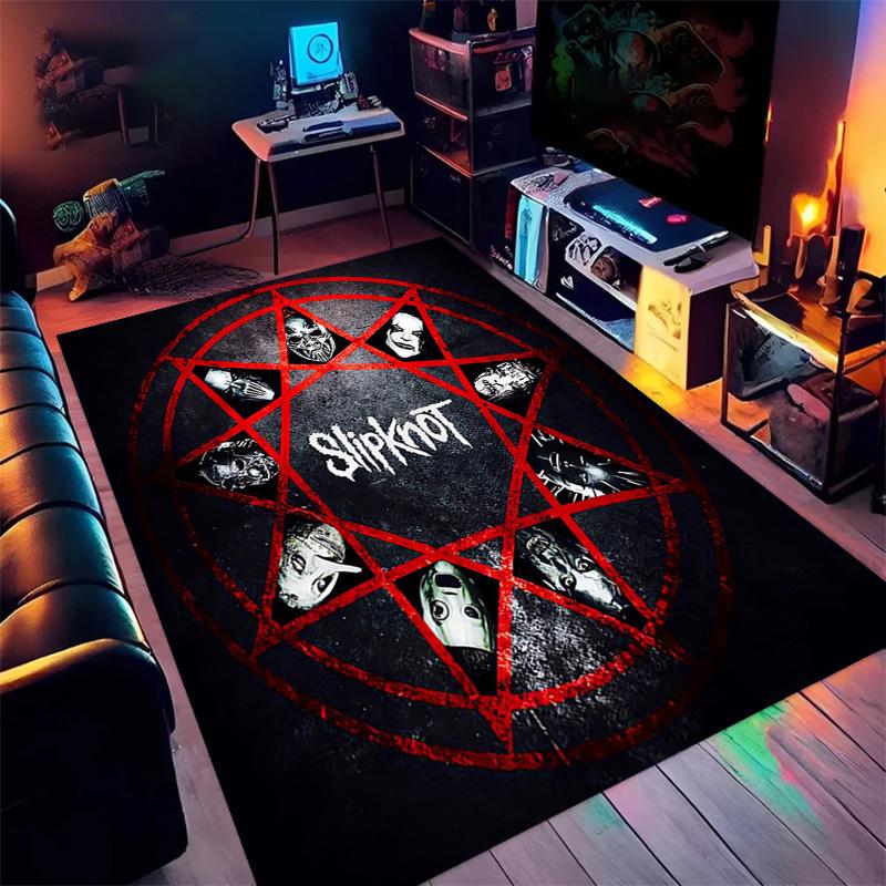 Slipknot: Chaos Rebellion carpet printing Suitable for all seasons Dormitory decoration Christmas gifts Bathroom mat