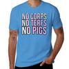 No Corps No TERFS No Pigs T-Shirt Oversized Sports Fans Big and Tall T Shirts for Men
