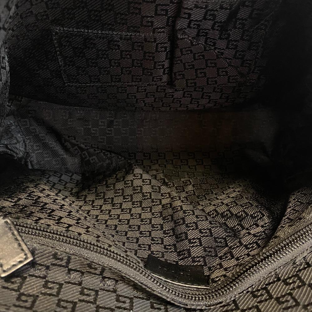 GUCCI 122373 Nylon Shoulder Bag black Nylon unisex Used