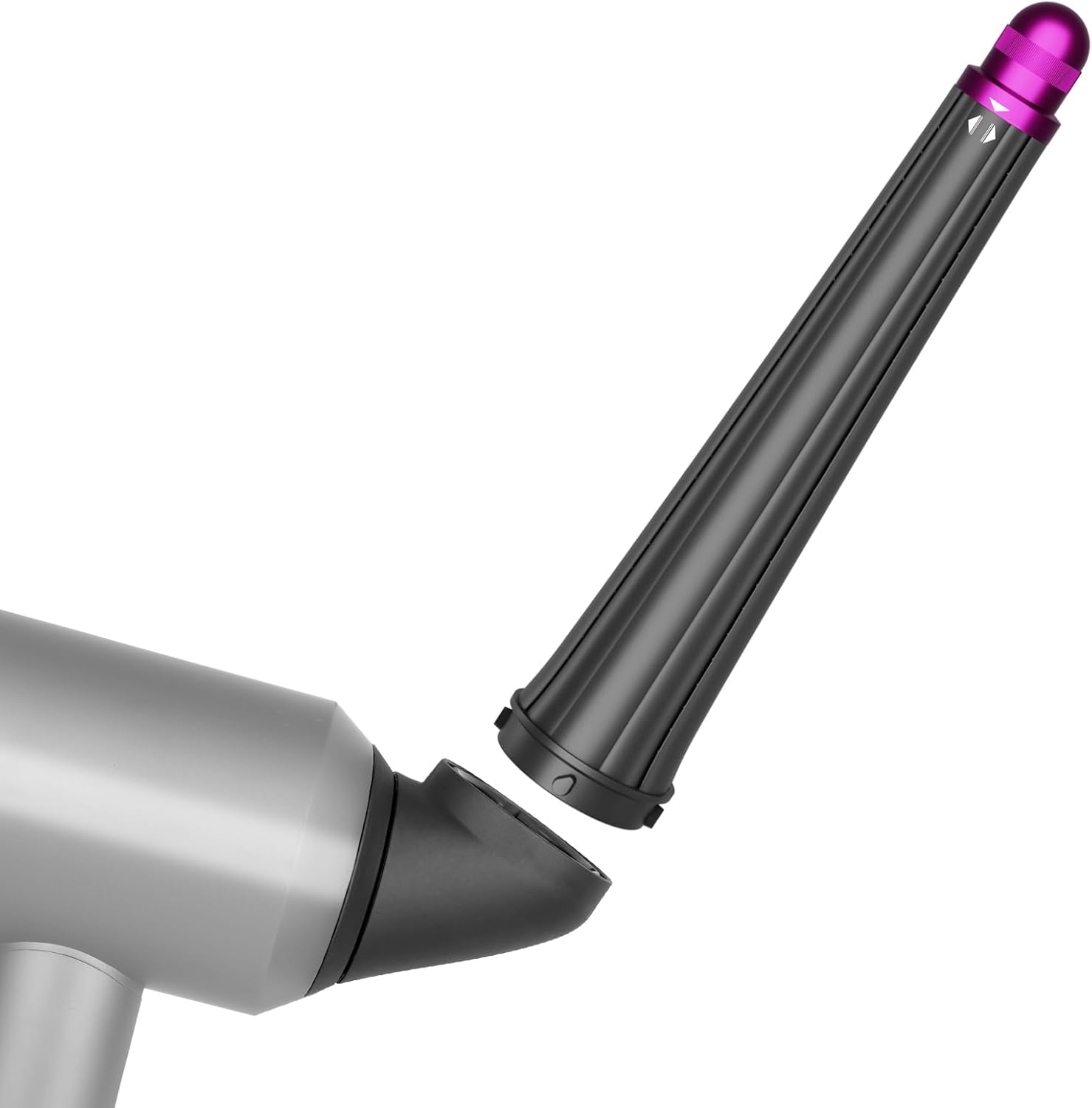 Applicable à fer à friser Dyson fer à friser vent buse d'air conique 20 mm tête rotative à 360 ° sèche-cheveux buse d'air à friser rouge rosé
