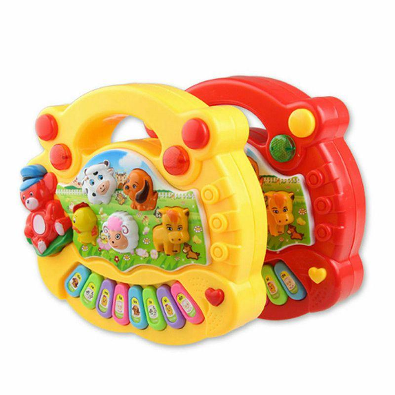 Versatile Musical Educational Animal Farm Piano Enriching Developmental Music Toy For Young Children