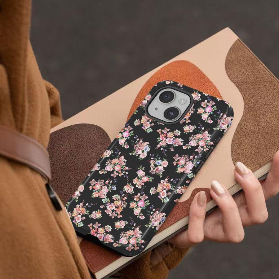 Coque Souple Capa pour Apple iPhone 17 16e 12 14 XS XR 13 15 Plus Pro Max 16 Air 11 Rétro Petite Fleur Mode