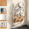Suction Cup Lid Placer No Punching Wall Hanging Kitchen Rack Multifunctional Cutting Board Rack Powerful Lid Rack
