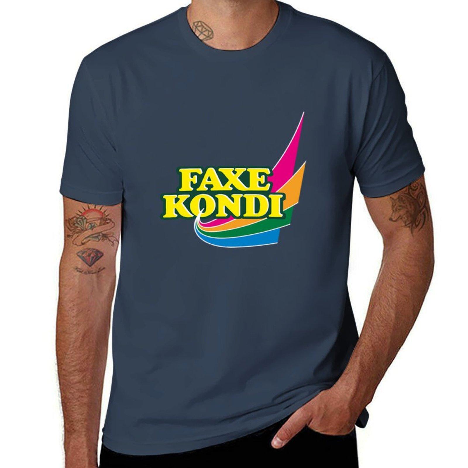 

faxe kondi logo Tshirt sweat funnys men clothing S