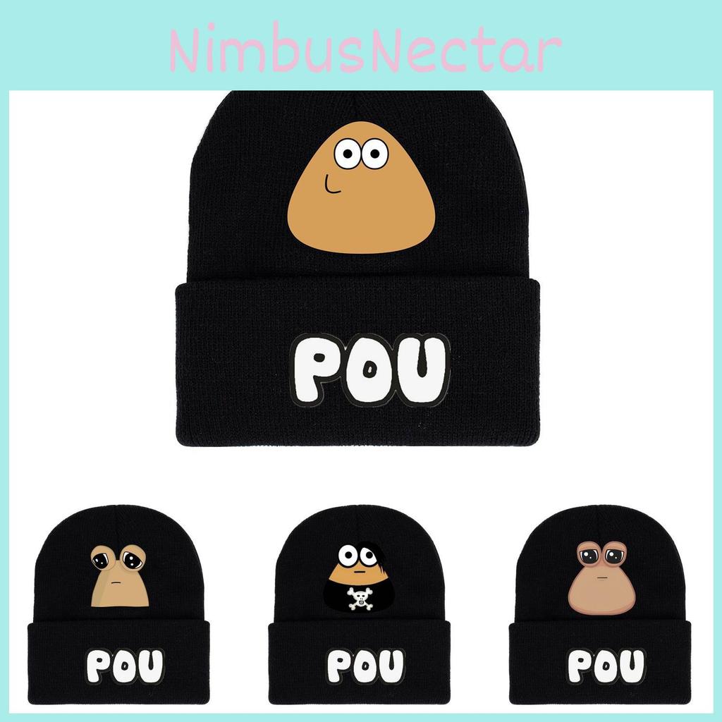 Pou Pet My Alien Printing Adults Unisex Knit Winter Hat For Weather Cold