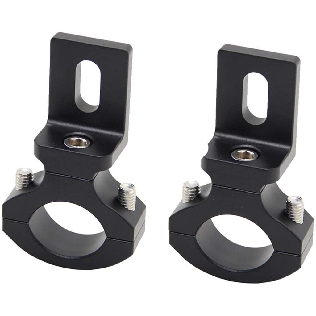 Vrttlkkfe Universellt Styre, 22 25mm 7/8" Motorcykel Strålkastarfäste, Strålkastarrörklämma för Cafe Racer Chopper, TG81 Svart 500115409