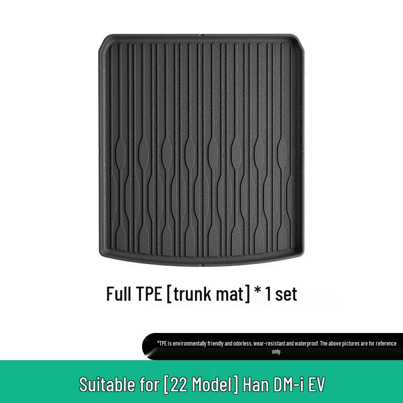 Eco-friendly TPE Floor and Trunk Mats for 2020-2025 BYD Han DMi/EV Cars.