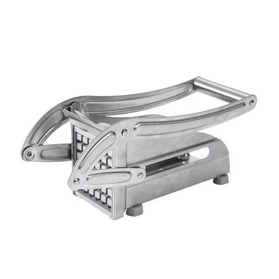Potato Cutter Efficient Fruit And Vegetable Chopper Manual Food Chopper with 2 Blades Multifunctional Kitchen Fries Machine