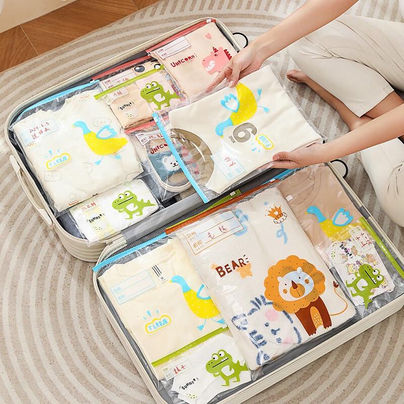 Fumede Kids Assorted Size Clothes Storage & Sealed Bag Set