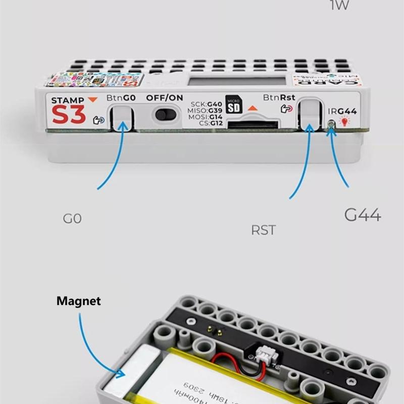 Cardcomputer StampS3 Microcontroller 56 Key Keyboards Card Computer 1.14inch Screen Computer DIY Electronics