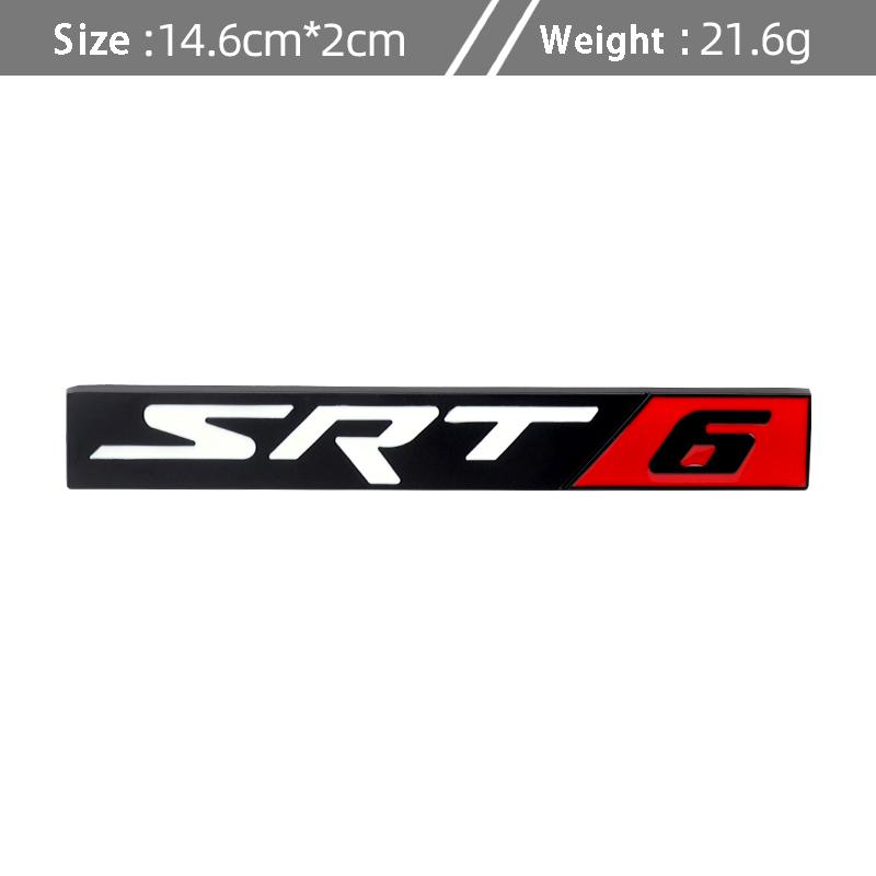 1 ks 3D kovové odznaky emblémy nálepky Sxt6 Sxt8 pro Ram Caliber Journey Sxt8 Sxt6 Srt6 Srt8 Caravan Autodoplňky