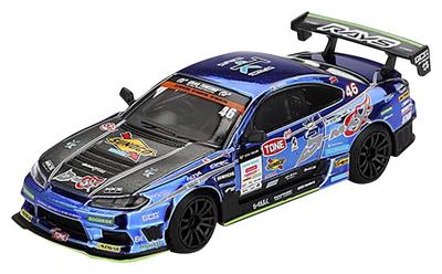 MINI GT Scale Nissan Silvia D1 GP 2023 RACING Japan Exclusive Finished Model 1/64 (S15) #46 D-MAX (Right-Hand Drive) MGT00857-BL