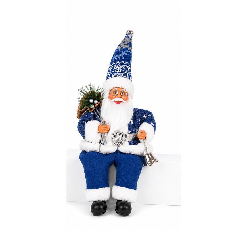 New Santa Claus Standing Figurine Christmas Decoration Window Display Ornament Home Decor Items And Gifts