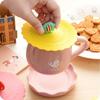 6PCS Cute Silicone Cup Cover - Suction Seal Lid for Coffee Mug
