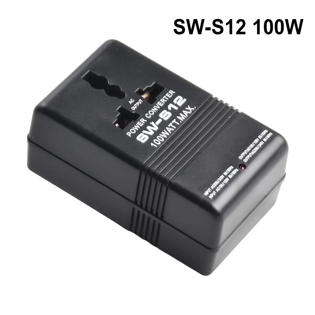100W Aufwärts-/Abwärtswandler, 110/120V auf 220/240V, 70W/100W, 55Hz-60Hz Stromwandler Reiseadapter