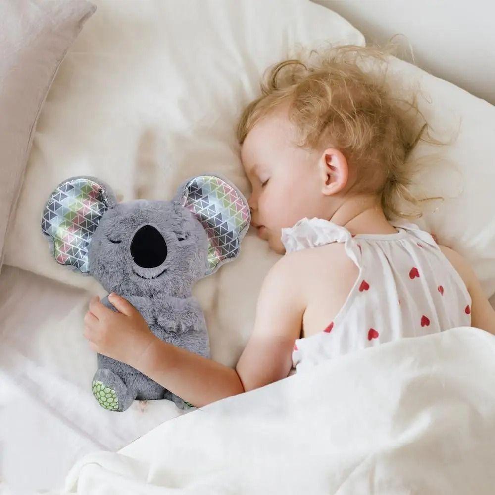 

Soft Sleep Aid Toy Electric Koala Plush Doll Sleep-Supportive Breathing Plush Toy Boys