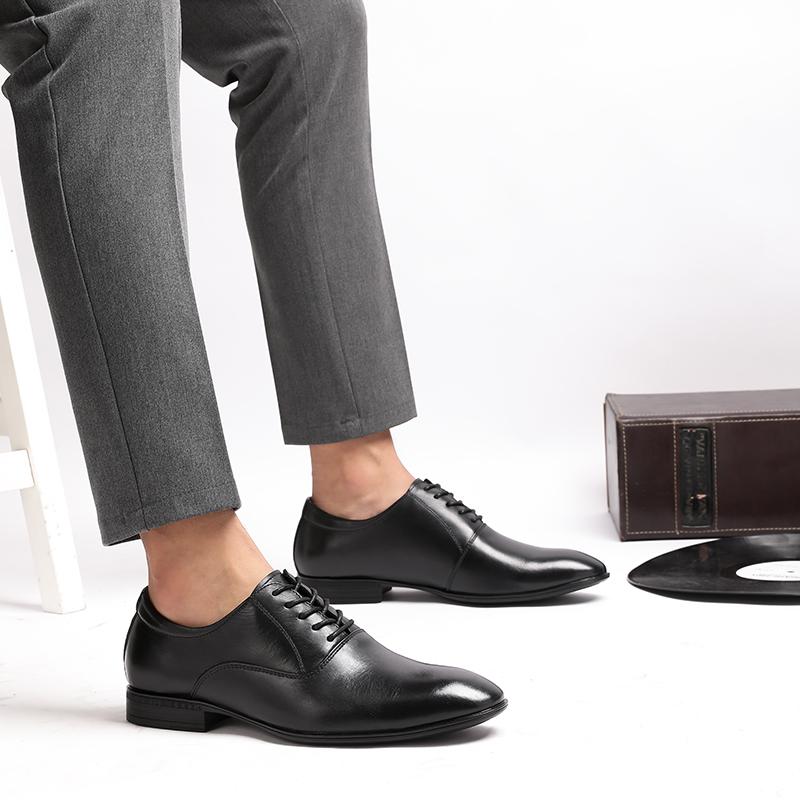 2025 Designer Echtes Leder Herren Wholecut Oxford Schuhe Luxusmarke Schwarz Braun Business Büro Formelle Kleidung