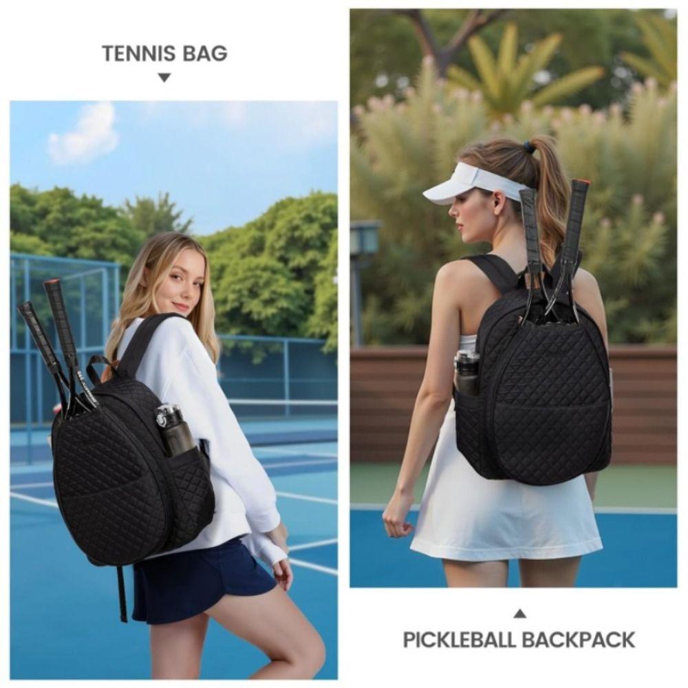 Large Capacity Lightweight Sling Bag Zipper Closure Tennis Racket Bag  Outdoor Sports
