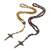 Wooden Rosary for Men Women Jewelry Christian Prayer Religious Gift