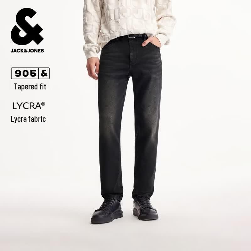 Мужские зауженные джинсы Jack & Jones из денима с лайкрой W32/L32