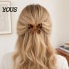 Acetate Hair Clip 1/4Pcs Clips for Women, Imitation Plate Claw with Strong Back Head Spring Clamp, 3D Bow Design Magnetic Daily Wear Women