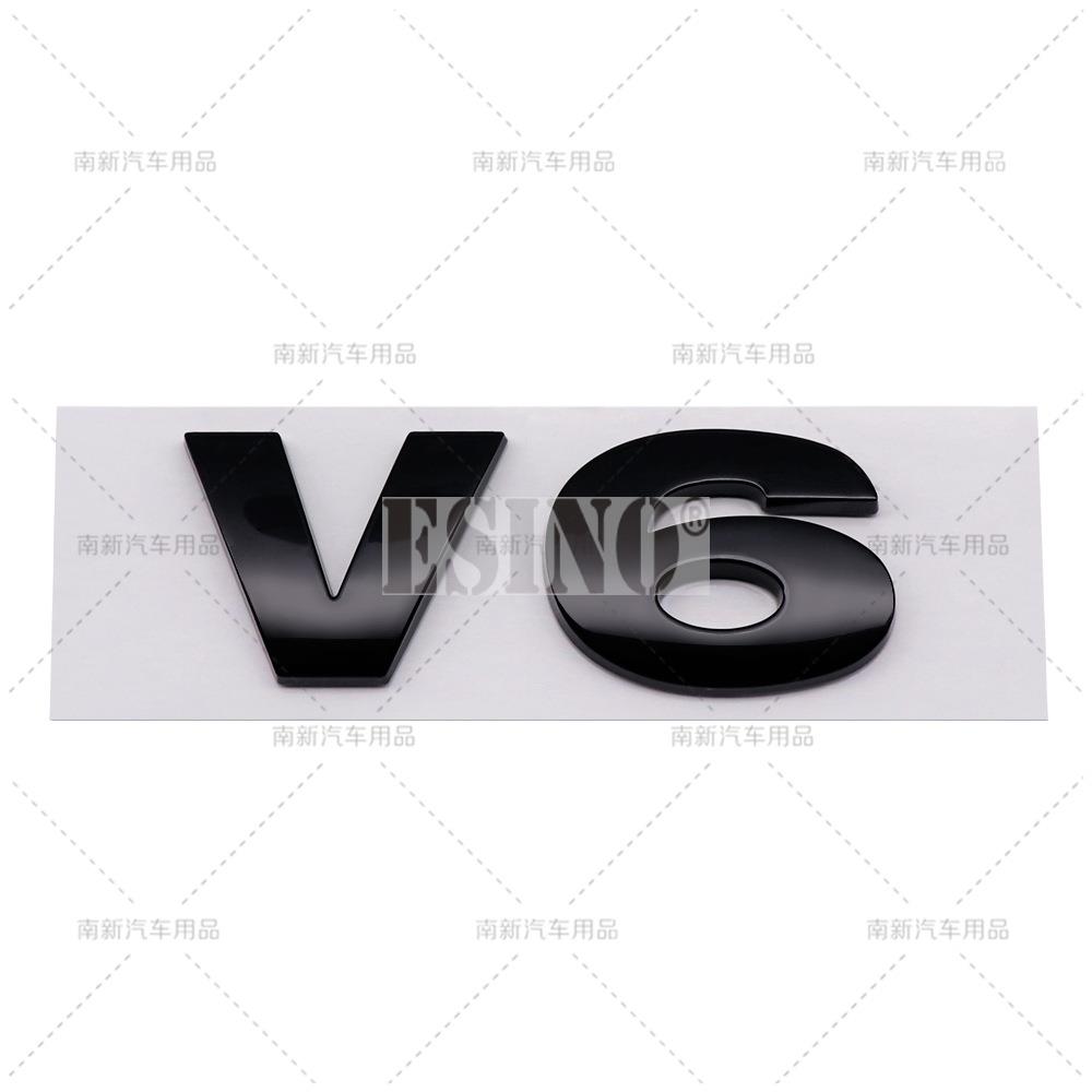 Car Styling 3D HSE V6 V8 ABS Adhesive Emblem Badge Decal for Land Rover Ranger Rover Free Lander Discovery Evoque Vogue BQ9