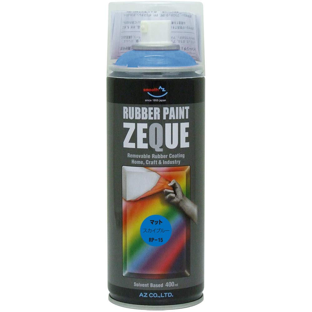 

AZ ZEQUE Rubber Matte Sky 400ml (AZ) Oil-Based Paint, Blue, RP-15, (RP150)