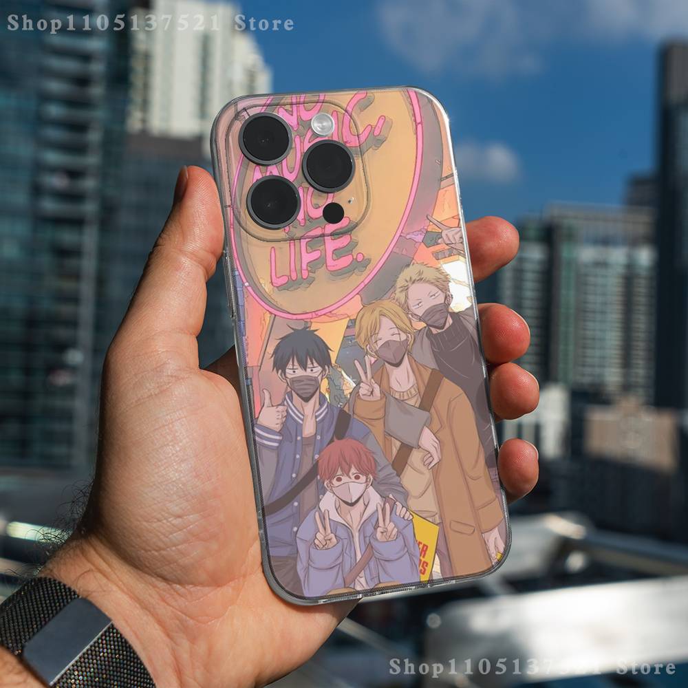 Anime G-Given Phone Case For iPhone 17,16,15,14,13,12,11 Pro,Max,Plus,X,XS,XR,SE4,E Mini Transparent Soft Cover