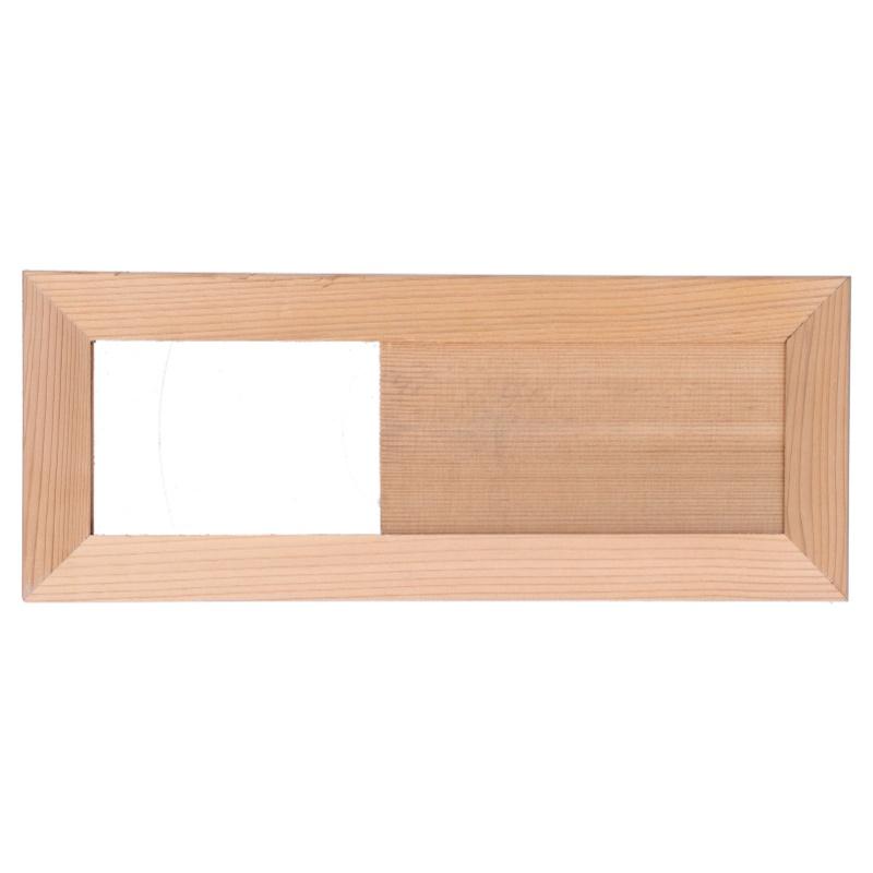 Sauna Havalandırma Deliği Ahşap Dikdörtgen Izgara Havalandırma Ekipmanı Buhar Odası Aksesuarı