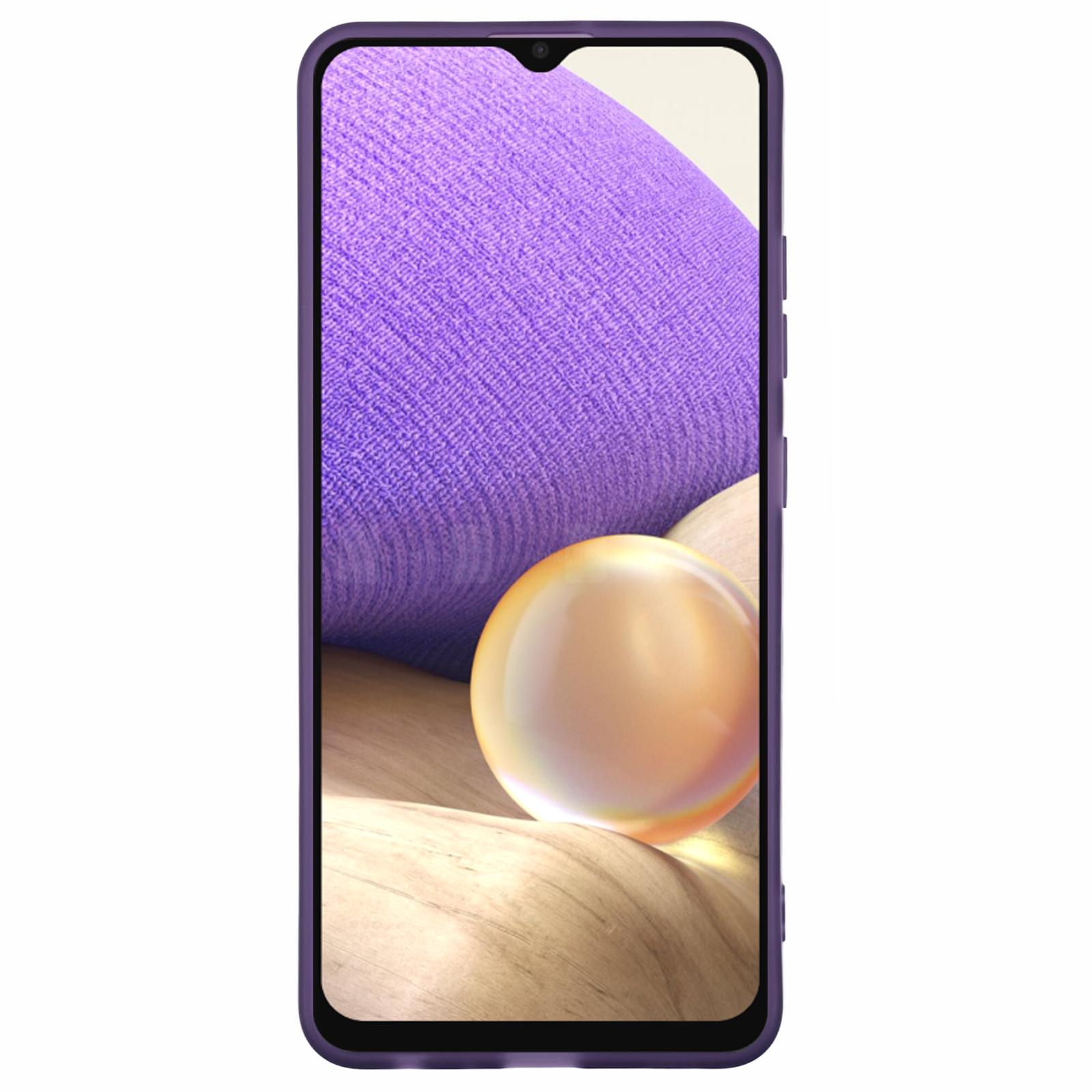 

DKSM Series For Samsung Galaxy M32 5G/A32 5G Case Electroplated Camera Frame TPU Phone Cover E